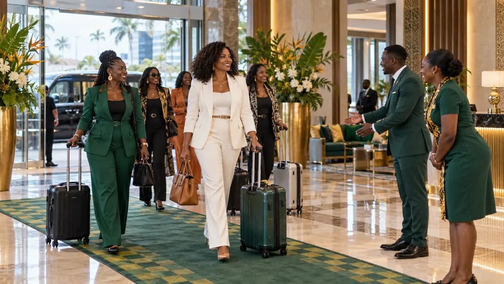 Arrivée des participantes à Libreville